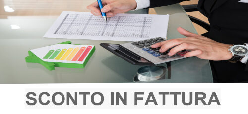 sconto fattura